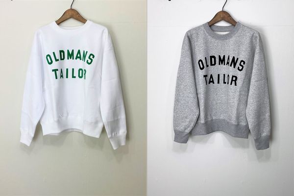 OLDMAN'S TAILOR ホワイトスウェット 36 OLDMAN'S TAILOR ホワイトスウェット 36